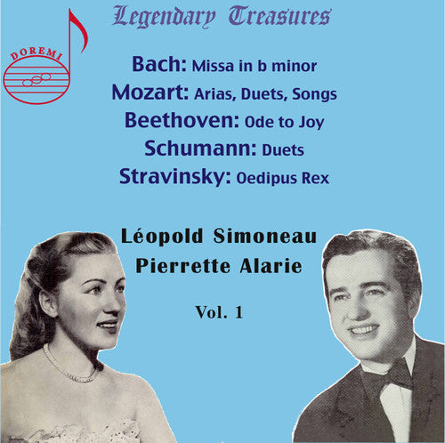 Simoneau / Alarie / Bach / Mozart / Pelletier: Legendary Treasures 1 - COMPACT DISCS