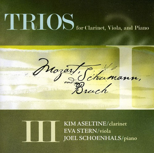 Joel Schoenhals: Trios for Clarinet Viola & Piano - CD
