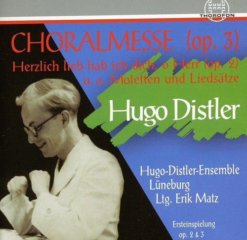 Hugo-Distler-Ensemble Lanebu: Chorwerke - COMPACT DISCS