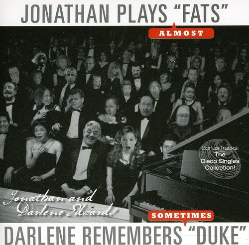 Jonathan Edwards: Jonathan Plays Fats Darlene Remembers Duke - COMPACT DISCS
