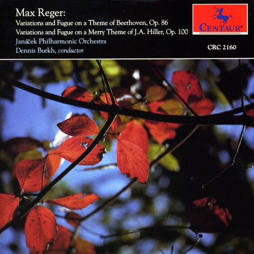 Max Reger: Var & Fugue on a Theme of Beethoven Op 86 - COMPACT DISCS