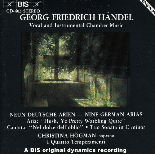 George Frideric Handel: 9 German Arias / Nel Dolce Dell'oblio - CD