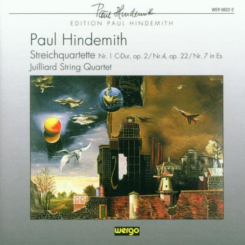 Hindemith / Julliard Quartet: String Quartets Nos1, 4 & 7 - CD