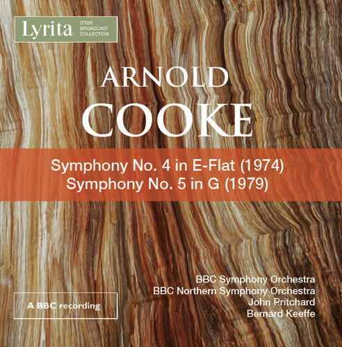 Cooke / BBC Symphony Orchestra / Keeffe: Cooke: Symphonies Nos. 4 & 5 - CD
