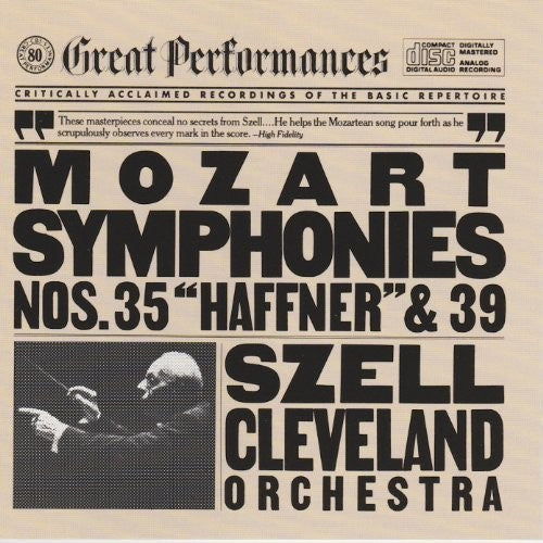 Cleveland Orchestra / Szell: Symphonynies 35 & 39 - COMPACT DISCS