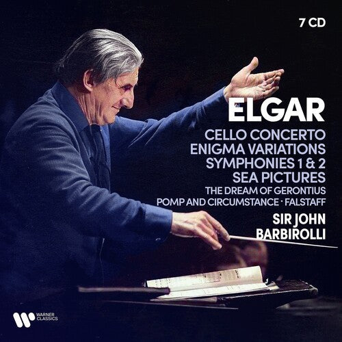 Sir John Barbirolli: Elgar: Orchestral Works, Cello Concerto, Sea Pictures, Dream of Gerontius (7CD) - CD