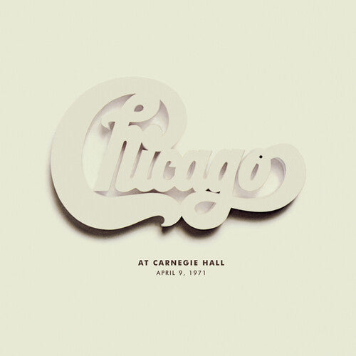 Chicago: Chicago At Carnegie Hall April 9 1971 (Live) -VINYL