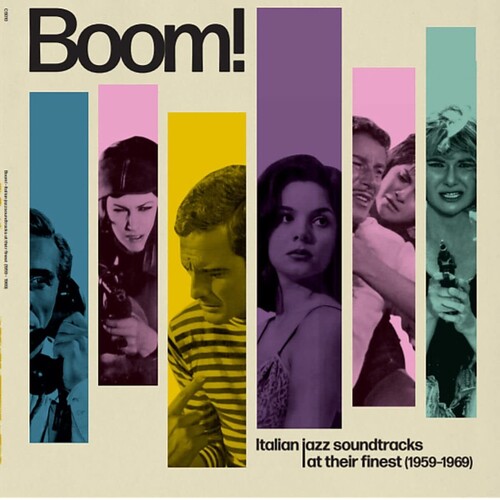 BOOM ITALIAN JAZZ Various Artists: Boom! Italian Jazz Soundtracks At Their Finest (1959-1969) -VINYL