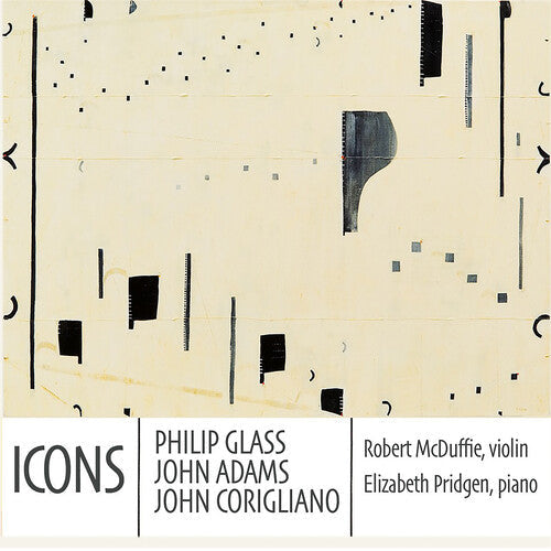 Robert McDuffie: ICONS: Philip Glass, John Adams, & John Corigliano - COMPACT DISCS