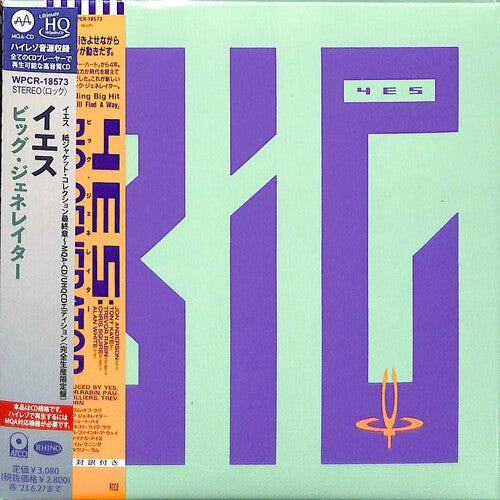 Yes: Big Generator - UHQCD x MQA-CD / Paper Sleeve - COMPACT DISCS