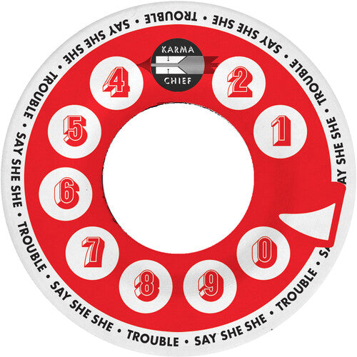 Say She She: Trouble / In My Head - Opaque Red - 7-INCH SINGLE