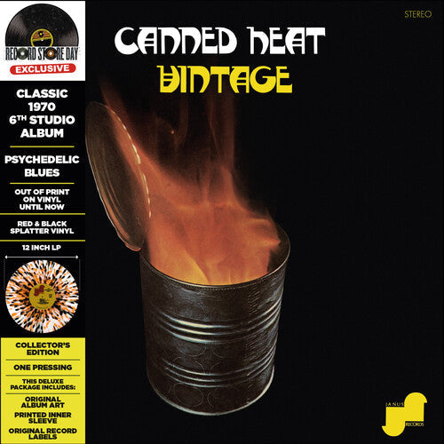 John Lee Hooker & Canned Heat: Vintage - Red/Black Splatter -VINYL