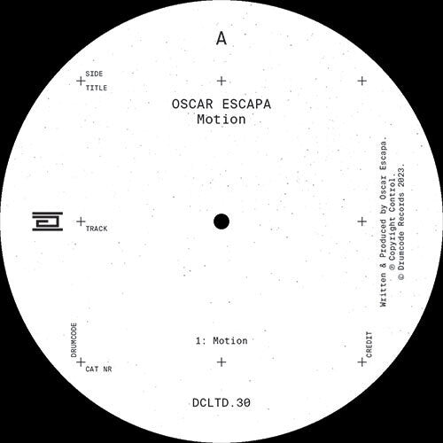 Oscar Escapa: Motion - 12-INCH SINGLE