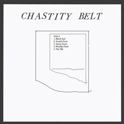 Chastity Belt: No Regerts (10th Anniversary Edition) Black & White Swirl -VINYL