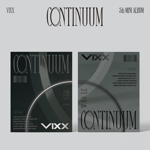 Vixx: Continuum - Random Cover - incl. Photobook, Postcard, Folded Poster, Transparent Bookmark, Photocard Frame, Transparent Photocard, Photocard, Group Photocard + Transparent Sticker - COMPACT DISCS