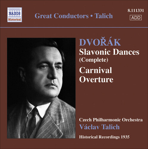 Vaclav Talich & Tchecoslovaqu: Dvorak: Danses Slaves - CD