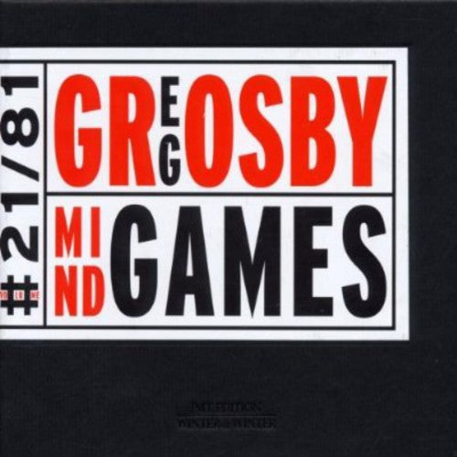 Greg Osby: Mindgames - COMPACT DISCS