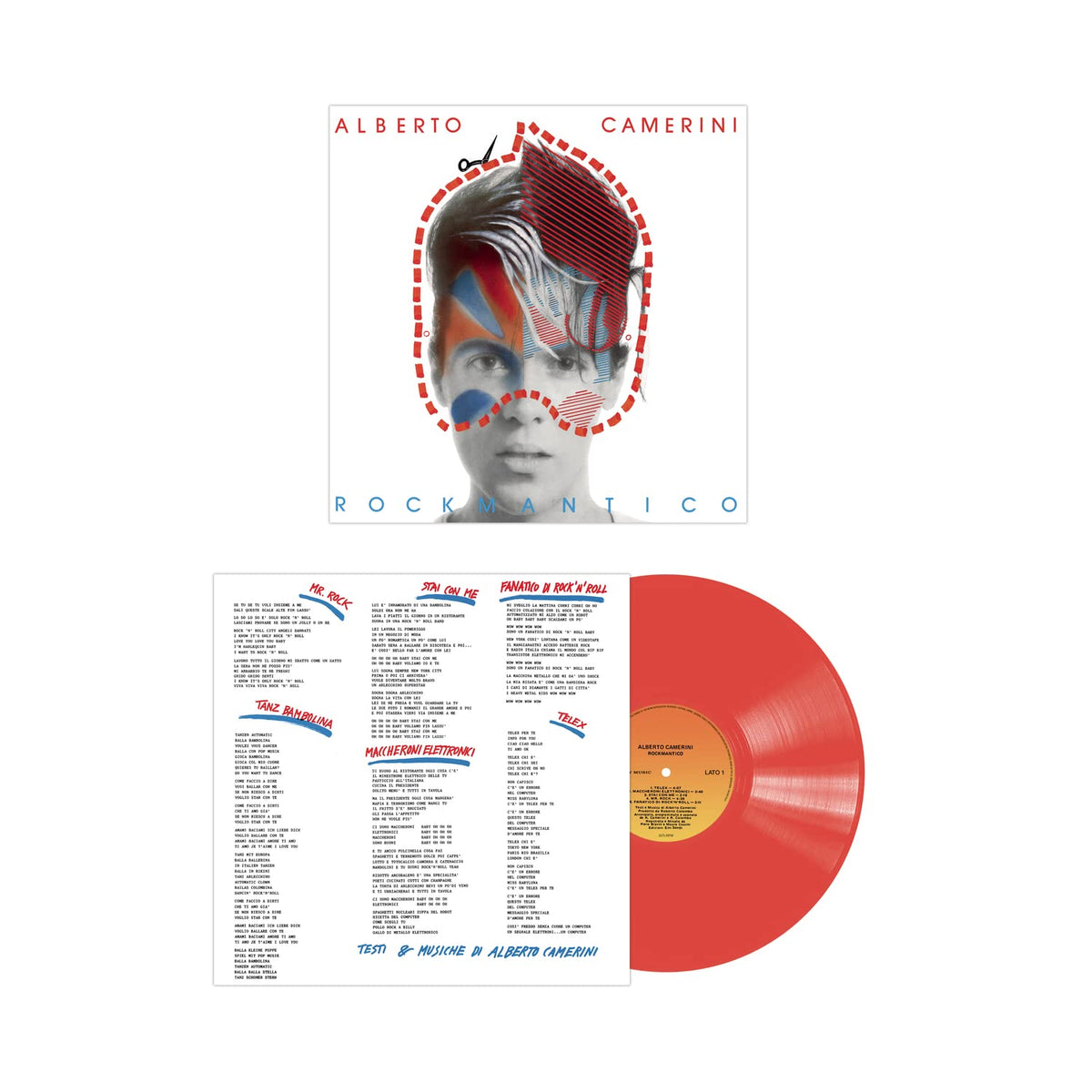 Alberto Camerini: Rockmantico - Red Colored Vinyl -VINYL