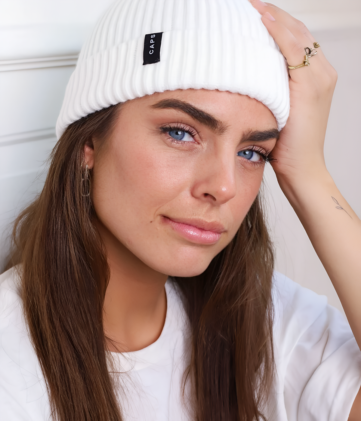 LOGO FISHERMAN BEANIE.