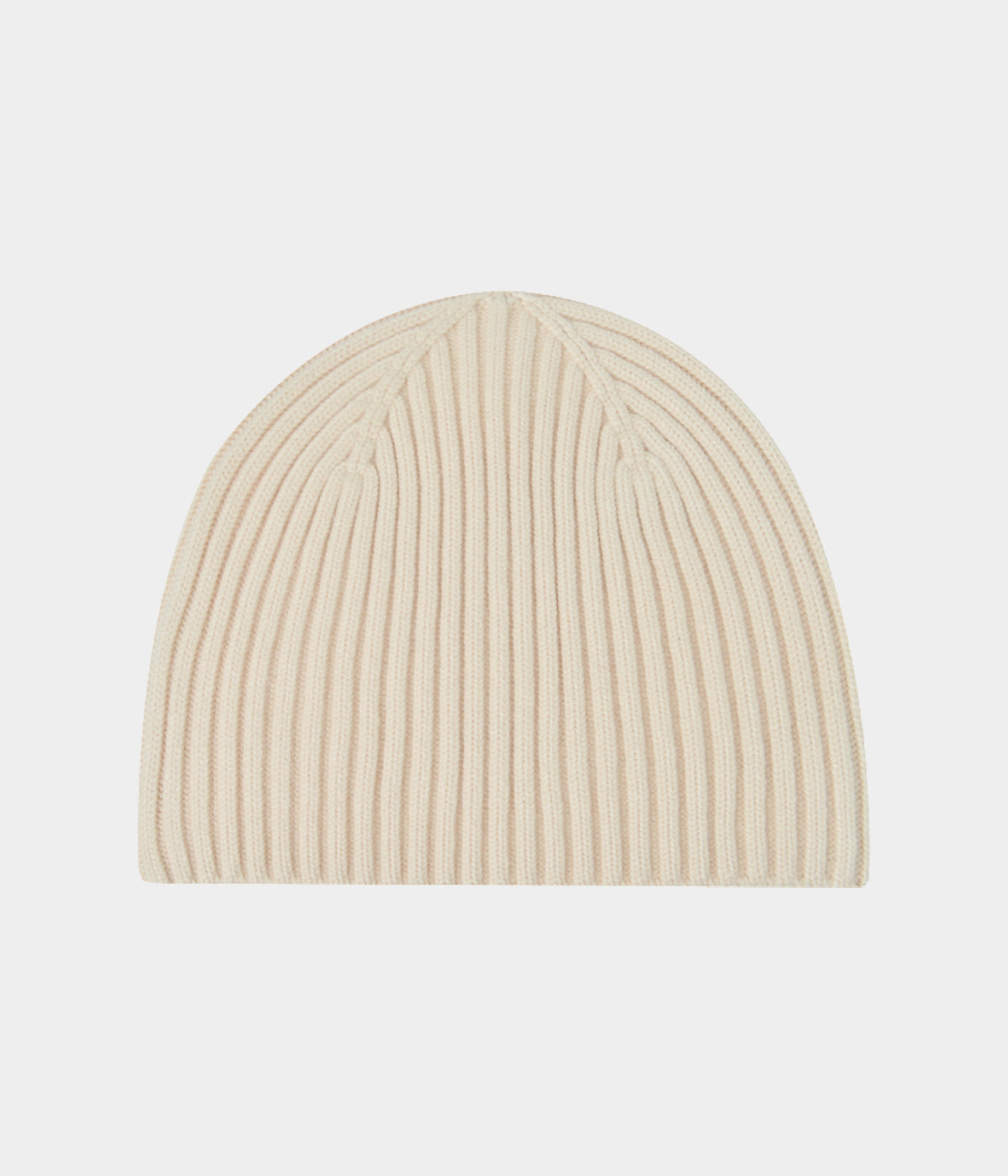 RIB KNIT BEANIE.
