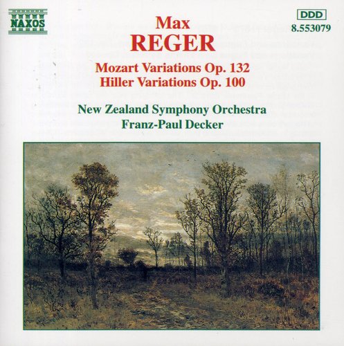 M. Reger: Mozart Variations / Hiller Variations - CD