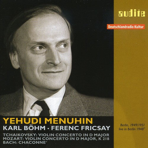 Yehudi Menuhin: Violin Concertos - COMPACT DISCS