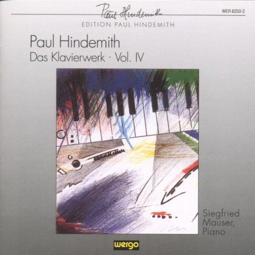 Hindemith / Mauser: Das Klavierwerk Vol Iv - COMPACT DISCS
