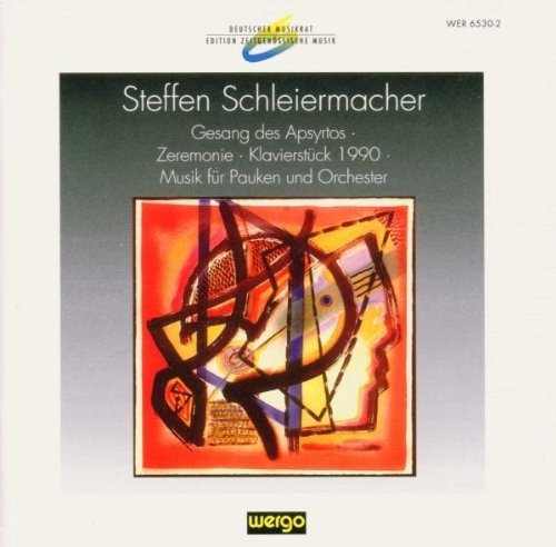 Various Artists: Schleiermacher: Gesand Des Apsyrtos / Various - COMPACT DISCS