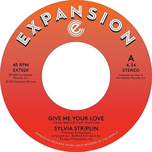 Sylvia Striplin: Give Me Your Love / You Can't Turn Me Away - 7-INCH SINGLE
