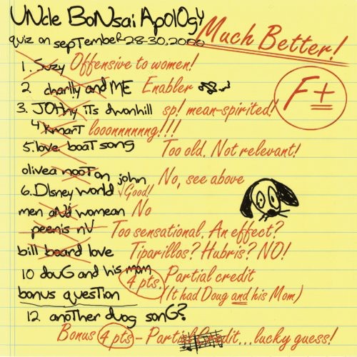 Uncle Bonsai: Apology - CD