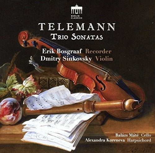Telemann / Bosgraaf / Koreneva: Trio Sonatas - COMPACT DISCS