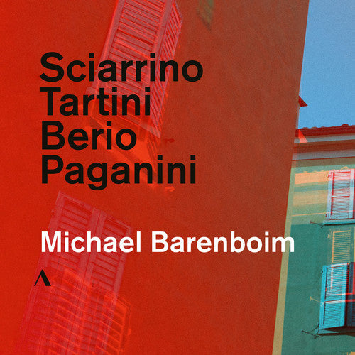Berio / Barenboim: Sciarrino / Tartini / Berio / Paganini - CD