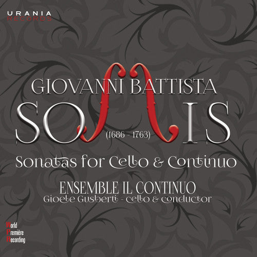 Somis / Jovanovich: Sonatas for Cello & Continuo - CD