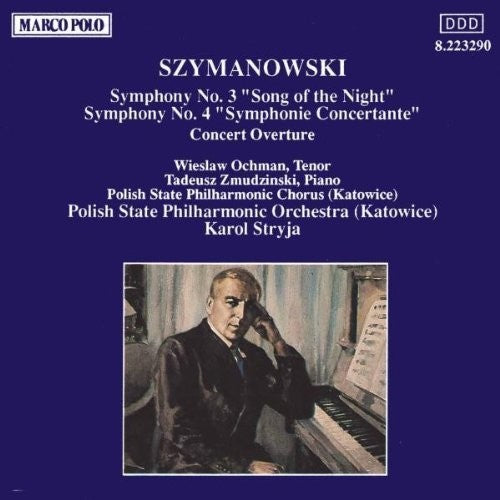 Szymanowski: Symphonies 3 & 4 - CD