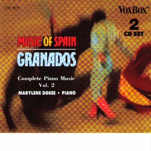 Granados / Dosse, Marylene: Complete Piano Music - CD