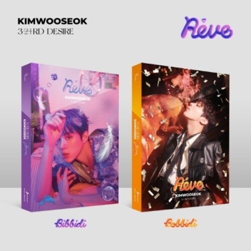 Kim Wooseok: 3rd Desire: Reve (incl. 92pg Photobook, Selfie Photocard, Poster, Sticker + Lenticular Card) - COMPACT DISCS