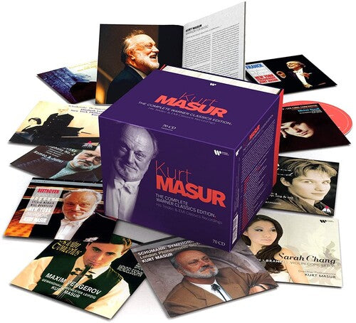 Kurt Masur: Kurt Masur: The Complete Warner Classics Edition - His Teldec & EMI Classics Recordings (70 CD) - COMPACT DISCS