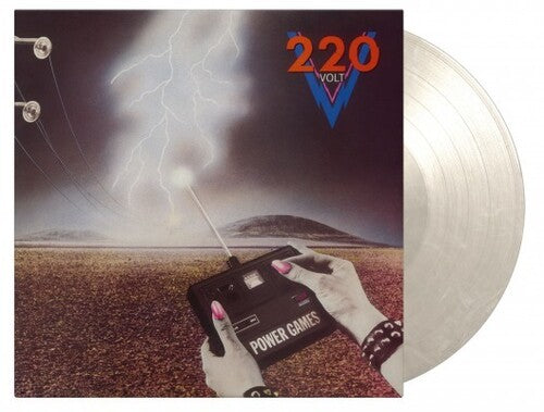 220 Volts: Power Games - Limited 180-Gram Crystal Clear & White Marble Colored Vinyl -VINYL