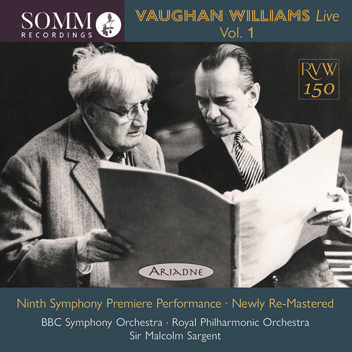 Sir Malcolm Sargent: Vaughan Williams Live 1 - COMPACT DISCS