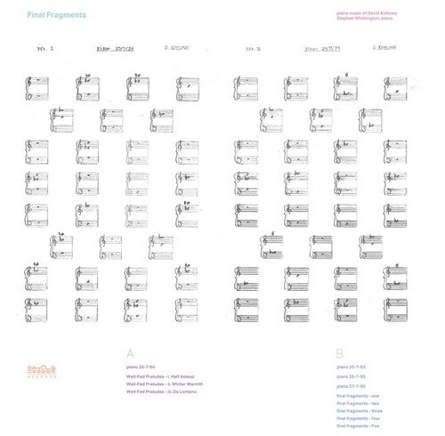 Whittington, Stephen: Final Fragments -VINYL