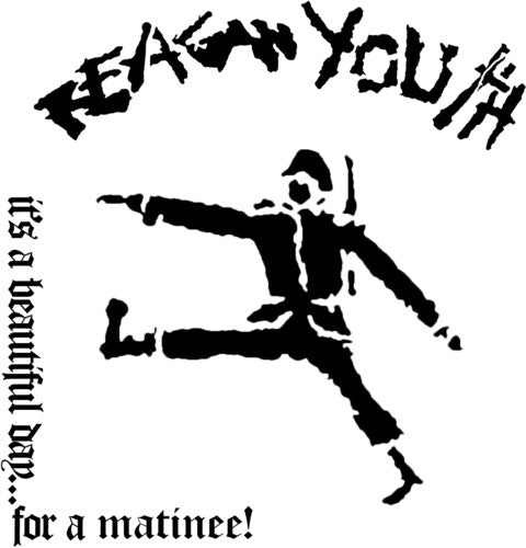 Reagan Youth: IT'S A BEAUTIFUL DAY...FOR A MATINEE! - BLACK AND WHITE SPLIT COLOR - { VINYL }