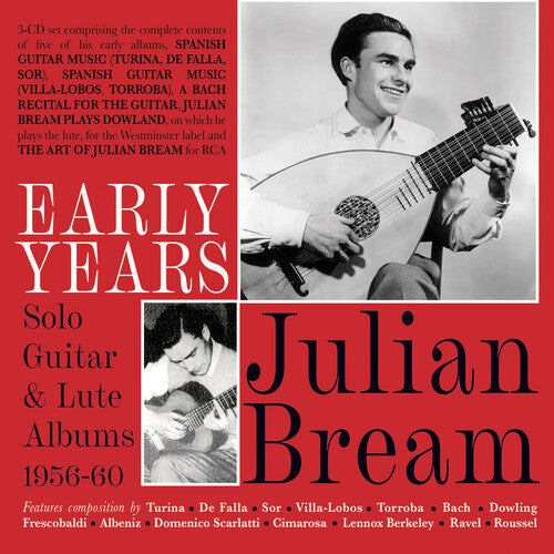 Julian Bream: Early Years: Solo Guitar & Lute Albums 1956-60 - COMPACT DISCS