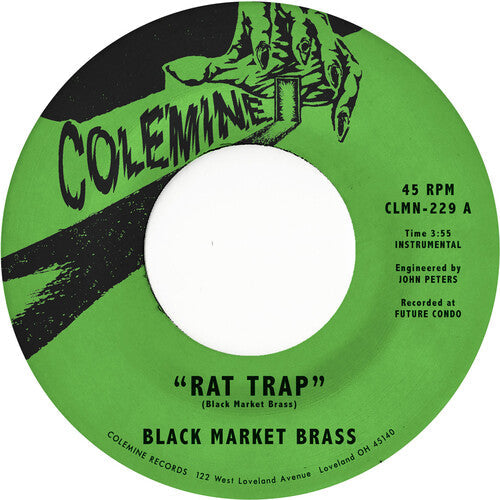 Black Market Brass: Rat Trap / Chop Bop - Purple Swirl - 7-INCH SINGLE