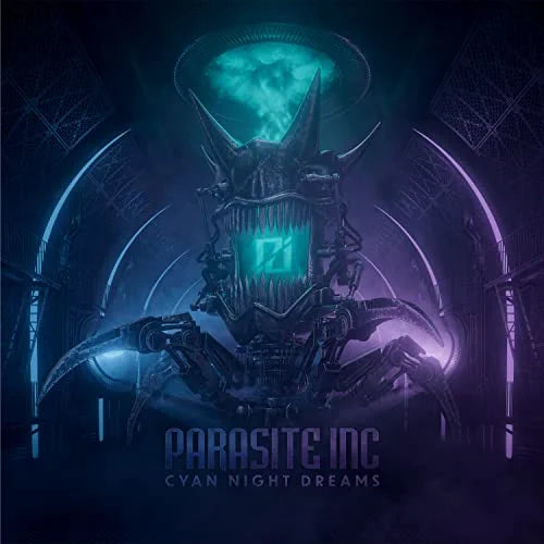 Parasite Inc: Cyan Night Dreams - Blue & White Marble Colored Vinyl -VINYL