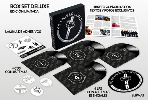 Various Artists: Dro: 40 Aniversario / Various - Box 4LP + 4CD + Book + Slipmat + Stickers -VINYL