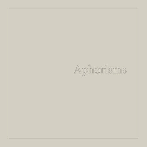 Graham Lambkin: Aphorisms - COMPACT DISCS