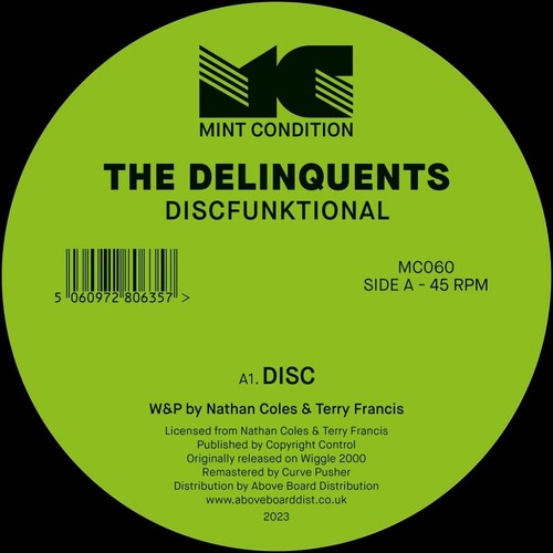 The Delinquents: Discfunktional - 12-INCH SINGLE