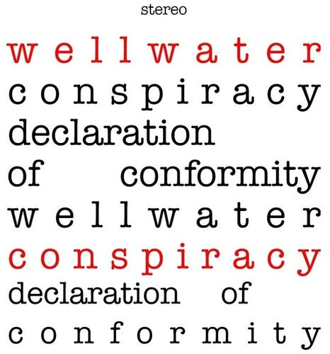 Wellwater Conspiracy: Declaration Of Conformity - Red Splatter Colored Vinyl - { VINYL }
