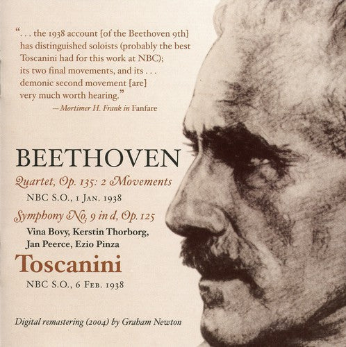Ludwig van Beethoven: Toscanini Conducts Symphony 9 - COMPACT DISCS