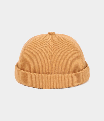 CORDUROY FISHERMAN BEANIE.